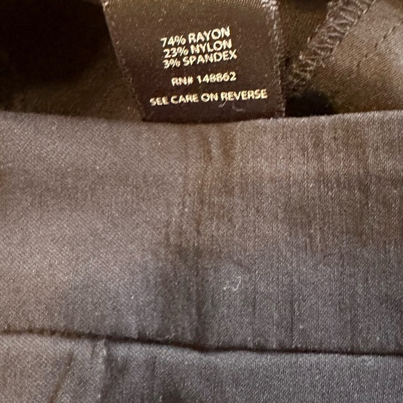 TORRID black Studio By Torrid perfect stretch straight leg trouser size 12 Tall - Picture 6 of 6